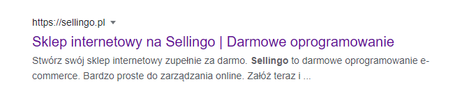 Meta opisy Sellingo.pl