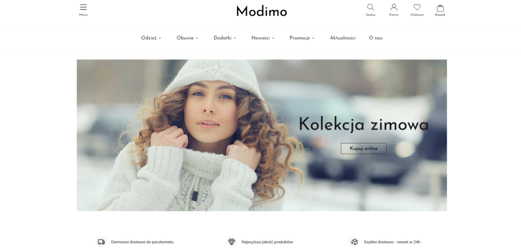 Skórka Modimo dla branży odzieżowej w Sellingo.pl